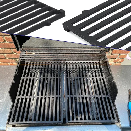 Vista 5 de Genesis - Rejillas de parrilla para Weber serie 300 (E310 E320 E330 S310 S320 S330) – Piezas de repuesto de rejillas de cocción resistentes