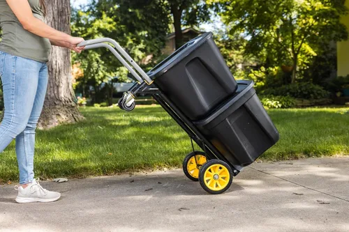 Vista 7 de Gorilla - Camión de mano de acero convertible resistente, capacidad de 600 libras Convertible steel hand truck for movers who need both an upright