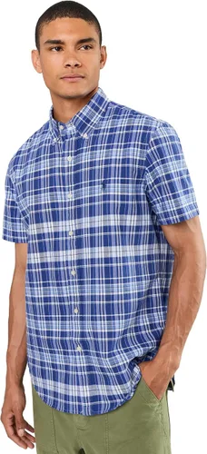 Vista 47 de POLO RALPH LAUREN Men's Classic Fit Plaid Oxford Shirt Blanco básico