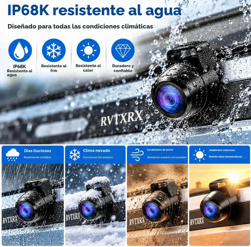 Vista 5 de Cámara de respaldo con ángulo de visión amplio de 170 grados