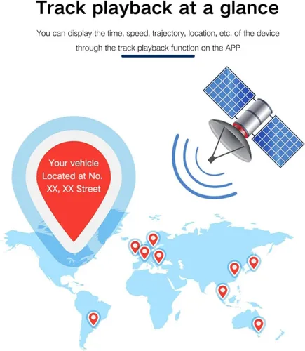 Vista 6 de Rastreador GPS fuerte magnético para vehículos de automóvil, seguimiento antipérdida, 2023 nuevo localizador GPS multifunción, monitoreo, grabación