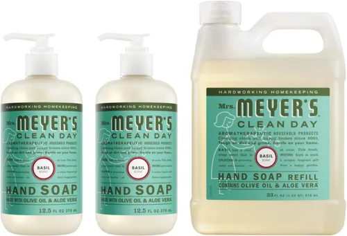 Vista 10 de Mrs. Meyer's Clean Day Repuesto de jabón líquido para manos, 33 onzas líquidas (paquete de 2)