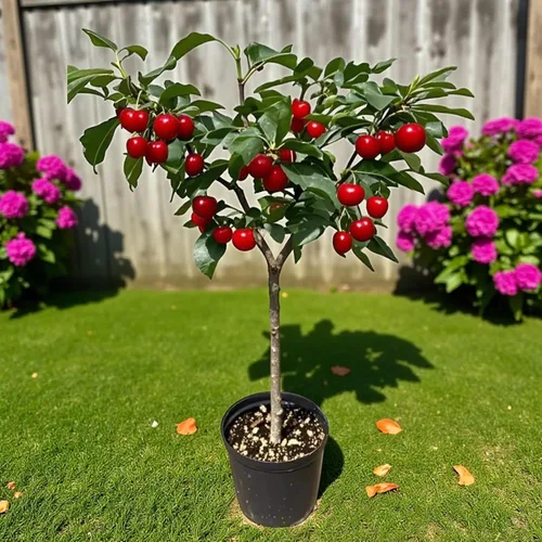 Vista 4 de 30 semillas de cerezo – Prunus Avium – Semillas de plantas ornamentales sin OMG para jardín al aire libre