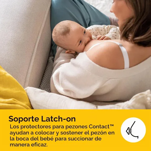 Vista 8 de Protector de pezón adherible para alimentación con pecho, de Medela , M, Estándar