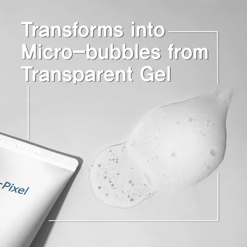 Vista 4 de ] Gel limpiador facial AC-Pixel Limpiador de refinación de poros Piel sensible y grasa Lavado facial coreano para arrugas Limpiador facial