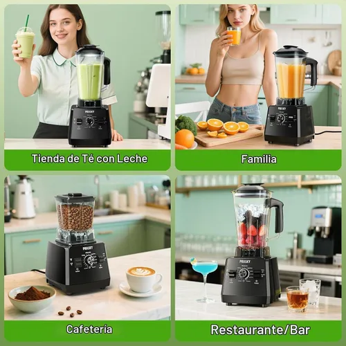 Vista 6 de Blender Smoothie & Grinder, 1000/2400W 25K RPM, 68oz, BPA-Free, Kitchen