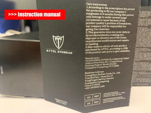 Vista 14 de ATTCL Gafas de sol polarizadas para mujer, marco rectangular, gafas de sol gruesas de moda con protección UV