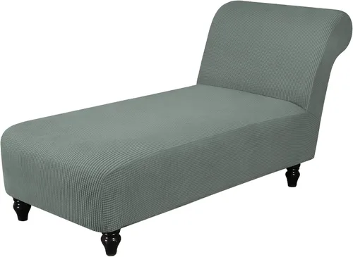 Vista 12 de Funda elástica para tumbona, funda para silla sin brazos para sala de estar y dormitorio, tela jacquard suave, lavable a máquina para protector