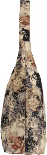 Vista 3 de Signare Tapestry Hobo Shoulder bag Slouch Purse For Women