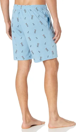 Vista 2 de Nautica Pantalones cortos de dormir de punto suave 100 algodón con cintura elástica para hombre