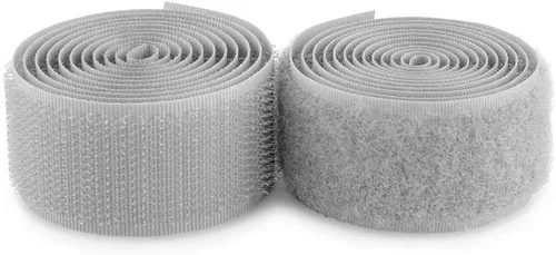 Vista 49 de Cierre de Gancho y Bucle de 1 Pulgada Beige - Cinta de Gancho y Bucle de Nylon No Adhesiva - Longitud de 1 Yarda - Para Tela, Bolsas