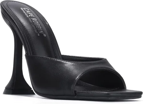 Vista 6 de Cape Robbin Lithe - Tacones altos sexys para mujer zapatos de tacón cuadrado con punta abierta