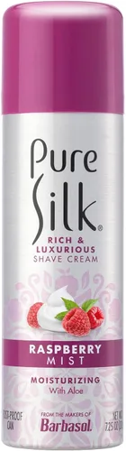 Vista 2 de Pure Silk Raspberry Mist Spa Therapy Crema de afeitar para mujeres, 7.25 onzas, paquete de 6