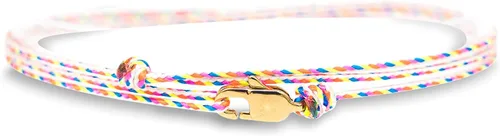 Vista 10 de Made by Nami Surfer Anklet with Snap Hook Clasp Waterproof & Adjustable Thin String Ankle Bracelets for Women and Men Handmade Jewelry for Beach and