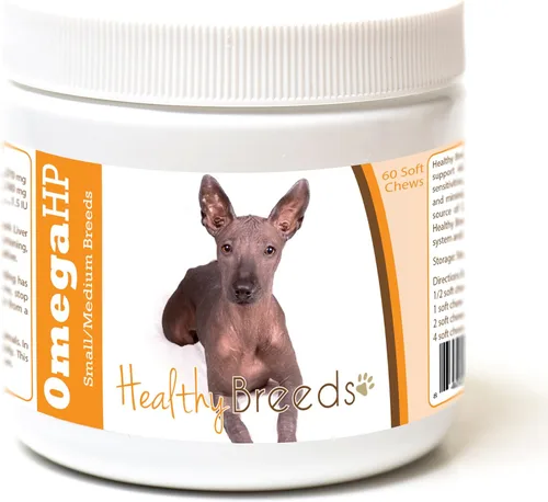 Vista 11 de Healthy Breeds Affenpinscher Omega HP - Masticables suaves para piel y pelaje, 60