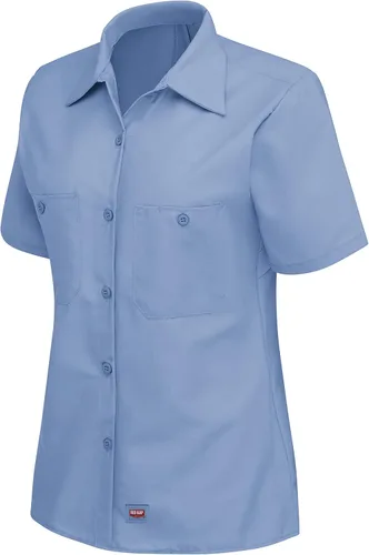 Vista 5 de Red Kap Camisa de trabajo de manga corta para mujer con Mimix