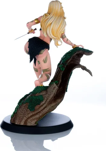 Vista 3 de Dynamite Sheena Queen of The Jungle J. Scott Campbell Night Stalker Edition - Estatua a prueba de artista, multicolor