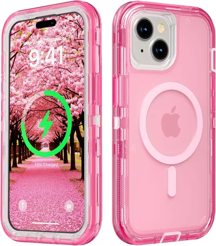 Vista 22 de Follaroma Funda para iPhone 11, Compatible con MagSafe, Fundas de Teléfono de Protección Resistente a Prueba de Golpes de Servicio Pesado