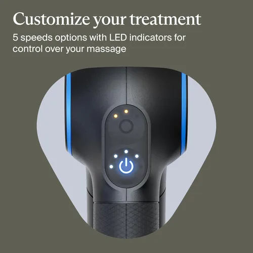 Vista 6 de TheraGun Therabody Prime (5ª generación) - Pistola de masaje de terapia de percusión de tejido profundo, habilitada para Bluetooth, masajeador