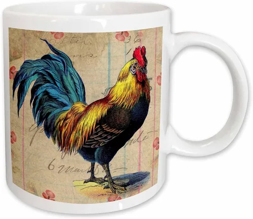 Vista 9 de 3dRose Taza, 11oz, Rojo/Blanco, taza_108229_5