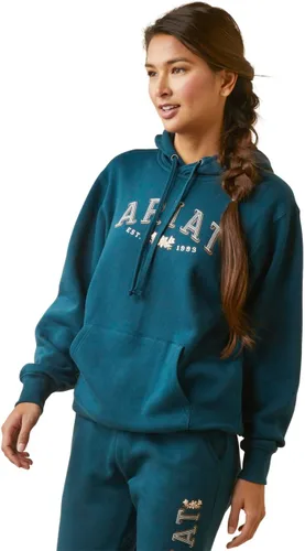 Vista 7 de Ariat Sudadera con capucha para mujer, Azul Marino Eclipse