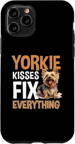 Vista 28 de Funda para iPhone 13 Pro Max Yorkshire Terrier Dog Yorkie - Yorkie kisses arreglar todo