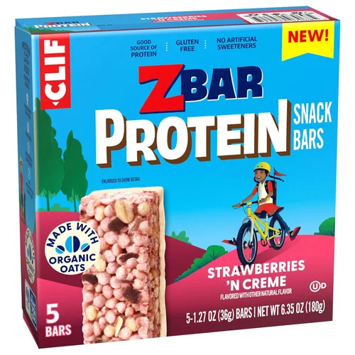Vista 9 de Barras de aperitivos crujientes Zbar Protein Strawberries 'N Creme