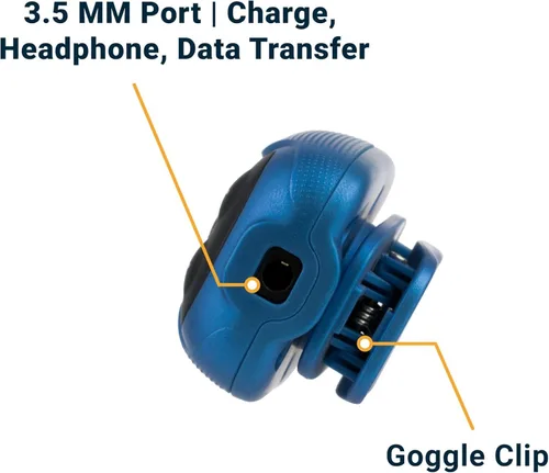 Vista 6 de Swimbuds audífonos y reproductor de MP3 STRYN de 8 GB impermeable con función aleatoria