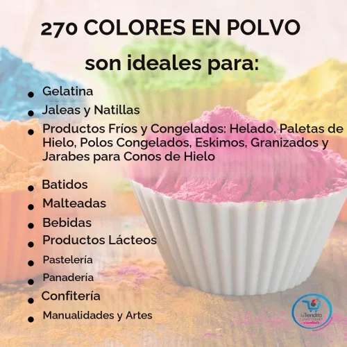Vista 2 de Deiman Color artificial para alimentos Naranja Amarillo 270 (2.2 lb)