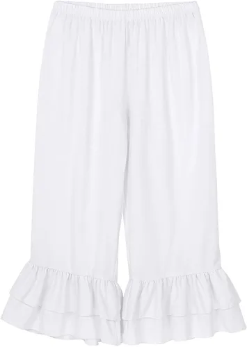 Vista 6 de Renvena Mujeres Adulto Renaissance Volantes Dobladillo Bloomers Fancy Dress Pantalones Largos Pantalones Pantalones Pantalones