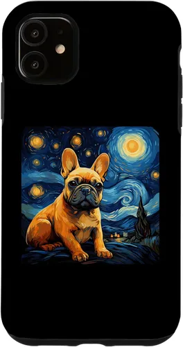 Vista 8 de Van Gogh Dog French Bulldog Case for iPhone 17