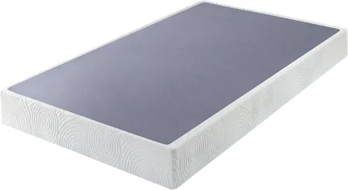 Vista 14 de Zinus Walter - Base de colchón inteligente de metal de perfil estándar / Base para colchón / Soporte de listones de madera / Montaje fácil 2-Blanco
