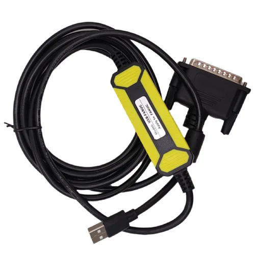 Vista 2 de USB-FANUC RS232 Transferencia de datos USB Convertir DB25 Pin Cable de descarga para CNC Fanuc