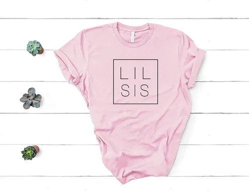 Vista 6 de Dada Mama Mini Shirts, Big Bro Shirt, Family Matching Shirt, Pregnancy Announcemnet Shirts, Big Sis Lil Sis, Dada Mama Mini Baby