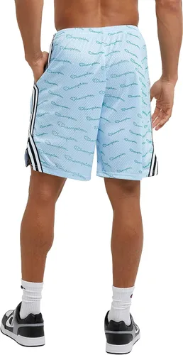 Vista 2 de Champion Pantalones cortos para hombre, pantalones cortos de malla Lacrosse para hombre, pantalones cortos deportivos para hombre, 9 pulgadas