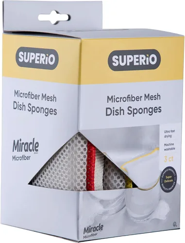Vista 9 de Esponjas de microfibra para platos, esponjas de cocina, esponja antiarañazos, esponjas de limpieza para el hogar, suministros de limpieza multiusos