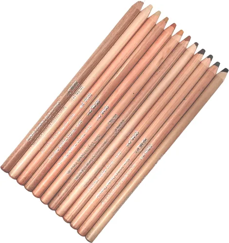 Vista 3 de BEMLP 12 lápices pastel suaves profesionales de madera tintes de piel lápices de colores pastel para dibujar lapices escolares de colores papelería