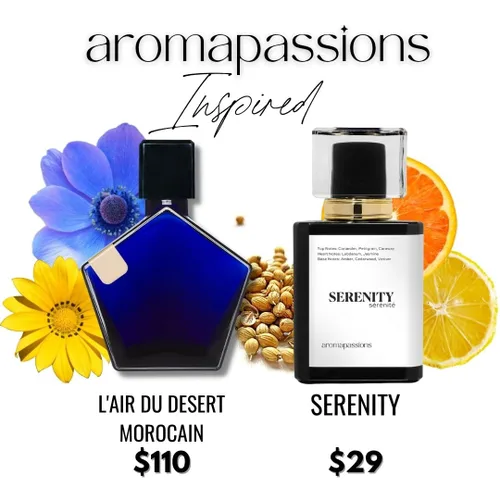 Vista 6 de SERENITY Inspirado en TAUR LAIR DESERT Morocain Colonia de feromonas para hombres y mujeres Extrait de perfume Fragancia de aceite esencial