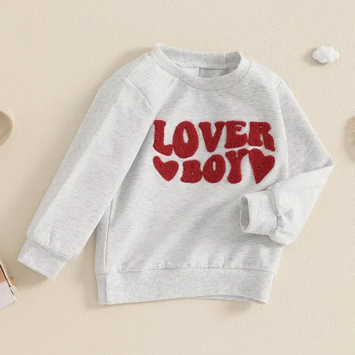 Vista 85 de Sudadera con cuello redondo para el día de San Valentín para bebé, niña, niño, para el día de San Valentín