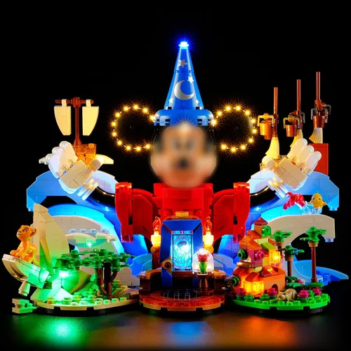 Vista 10 de BRIKSMAX Kit de luces 2.0 para cachorros Lego-101 Dálmatas – Innovadora iluminación LED compatible con Lego Disney 43269 – Juego de Lego no incluido