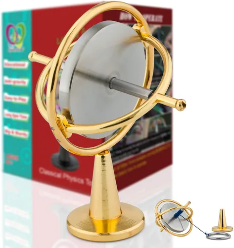Vista 12 de DjuiinoStar Giroscopio de servicio pesado (rotor de acero inoxidable sólido): velocidad inicial 8,000 RPM, robusto y estable; proporciona muy buena