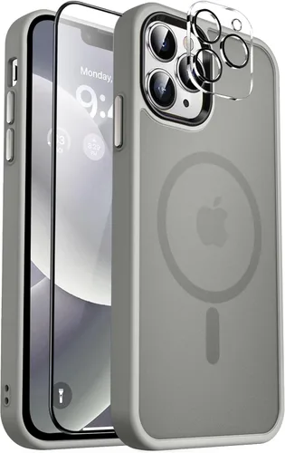 Vista 208 de MOCCA - Funda magnética resistente para iPhone XR de 6.1 pulgadas, compatible con MagSafe, funda con protección contra caídas de grado militar