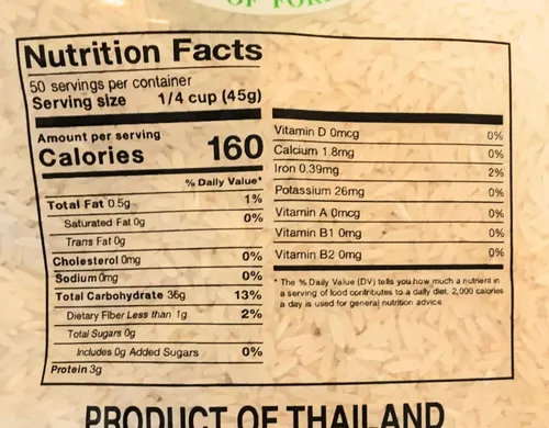 Vista 3 de Asian Taste Arroz jazmín 5 libras (paquete de 2)