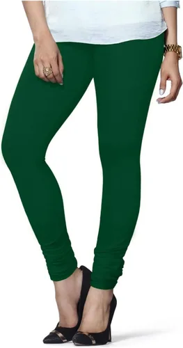 Vista 21 de ladyline Leggings Churidar elásticos de algodón para mujer Extra largos de longitud completa de cintura alta Talla regular y grande Pantalones