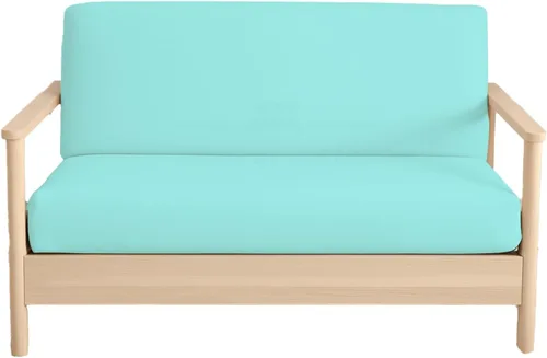 Vista 31 de Fundas para futón sin brazos tamaño individual, fundas de futón 100% algodón egipcio, funda de sofá con cremallera, protector de sofá cama, funda