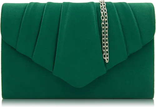 Vista 11 de Milisente Clutch Purses For Women Formal Pleated Evening Bag Bridal Evening Clutch Bag