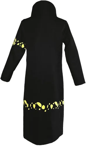 Vista 3 de Disfraz de anime Trafalgar Law de una pieza para cosplay abrigo y sombrero capa de anime uniforme de Halloween cosplay para adultos y niños