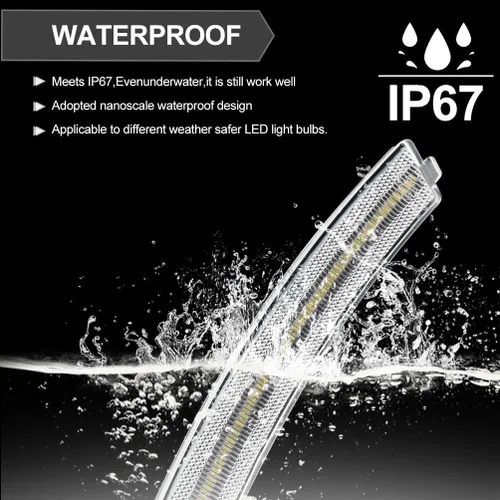 Vista 8 de Lentes transparentes CT4 LED para luces de marcador lateral para 2020-2023 Cadillac CT4, luces LED ámbar para parachoques delantero, luces de señal