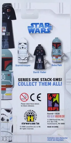 Vista 2 de Star Wars Stack-ems Llavero Boba Fett