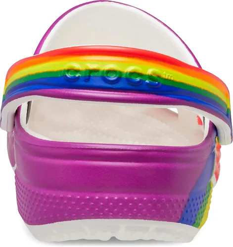 Vista 2 de Crocs Unisex-Adult Classic Rainbow Dye Clog